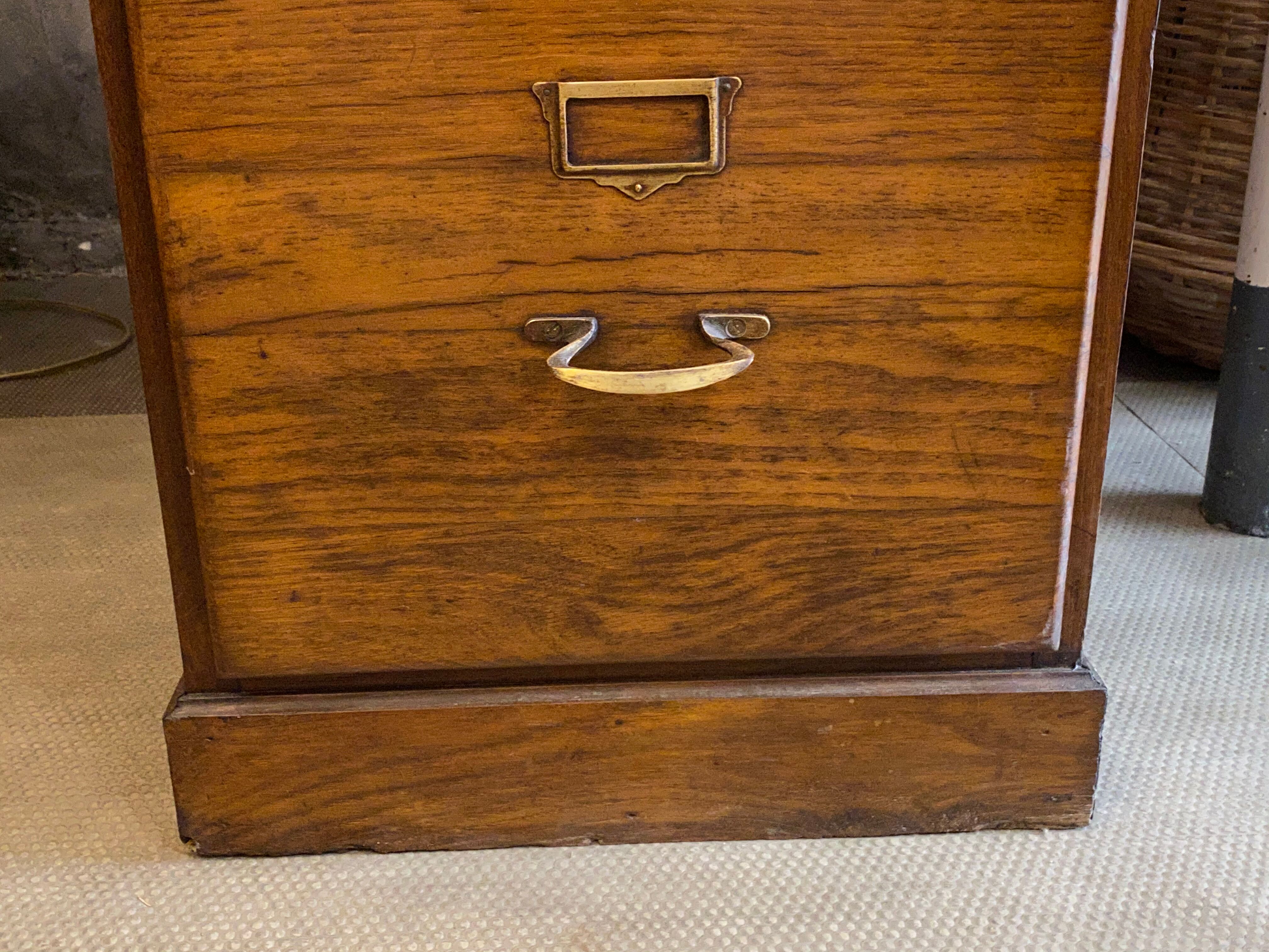 Old oak drawer binder