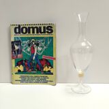 Transparent and Murano Glass Pitcher Vase by La Murrina with Gold Leaf, Ita