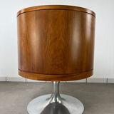 Arkana Maurice Burke, swivel side table with tulip base.