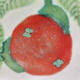 Set of Six Vintage Square Hand-Crafted Earthenware Plates by De Simone, Italy