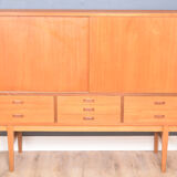 Danish teak sideboard cabinet 1960s