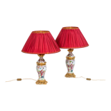 Maison Samson Pair of Canton porcelain lamps, circa 1880