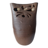 Vase chouette en grès Georges Martin