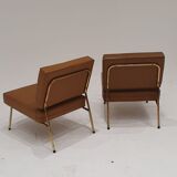 Armchairs by Paul Geoffroy for Airborne