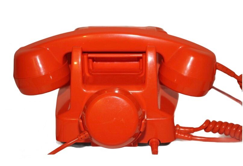 Orange socotel key phone - vintage 1980