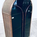 Rattan Bamboo High Board Display Chest, 1970s