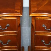 Georgian Style Bedside Tables with Drawers, Set of 2