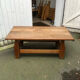 Brutalist oak coffee table, 1960s