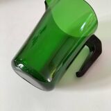 Vintage mint green glass Pichet VERECO, bakelite handle.