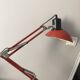 Lampe de bureau vintage architecte rouge