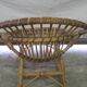 Vintage rattan/bamboo shell children's armchair