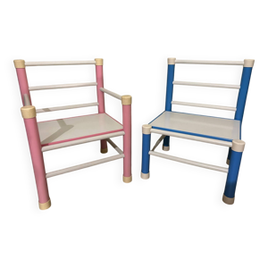 Lots de 2 petites chaises - enfants