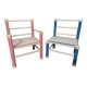 Lots de 2 petites chaises enfants vintage