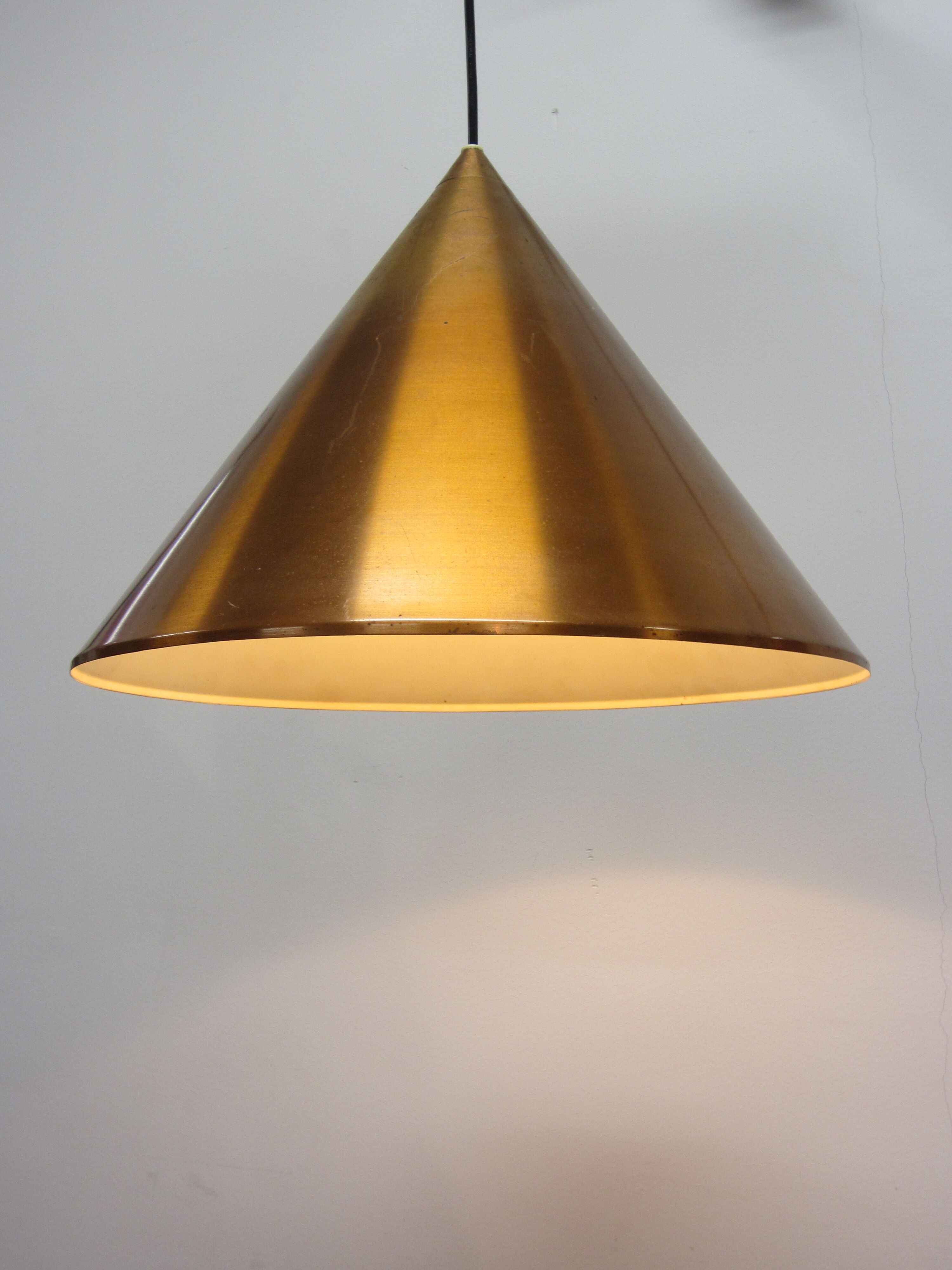 Hans-Agne Jakobsson Scandinavian copper pendant light