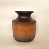 Hexagonal vase Scheurich Keramik, model 207-20, made in West Germany