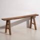 Antique solid wood bench (c.1870) #20