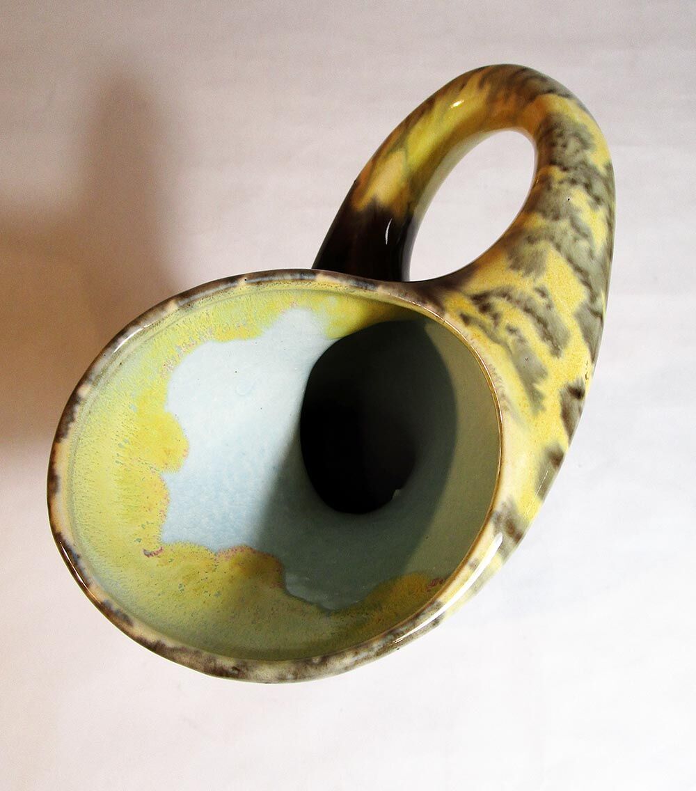 Vase with twisted handle