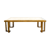 Table basse en laiton  Italia années 1970