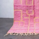 Tapis marocain berbère rose 250cmx150cm