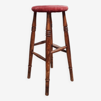 High oak stool