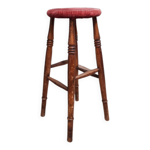 Tabouret haut en chêne