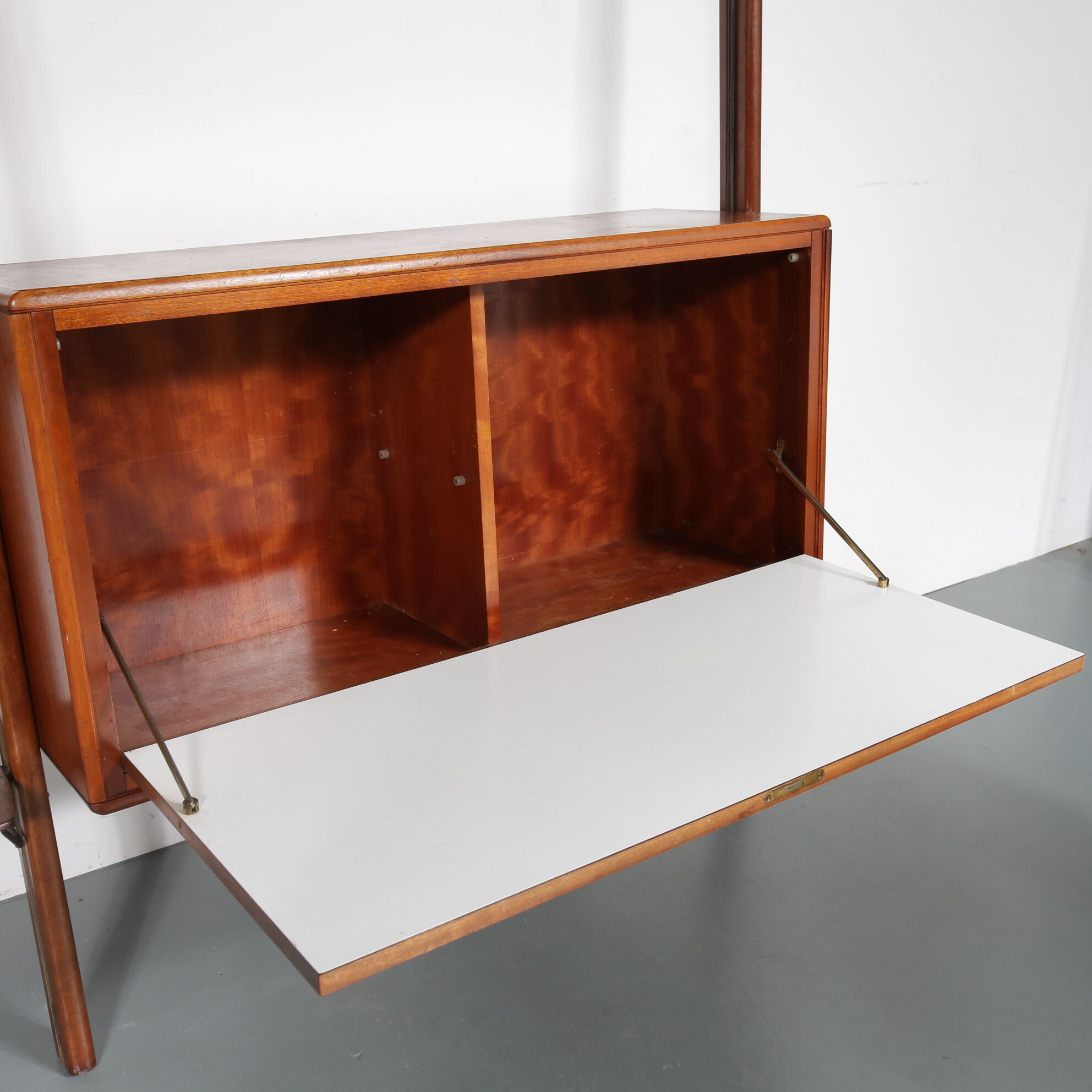 Bibliothèque conçue par William Watting, fabriqué par Scanflex Pays-Bas 1960