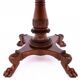 Late 19th century lion's paw table with chairs, Northern Europe.
