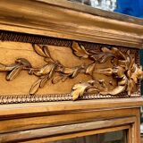 Louis XVI style gilded display case.