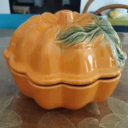 Pumpkin soup tureen