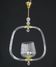 Charming Murano Glass Art Deco Pendant Chandelier by Ercole Barovier, 1940s