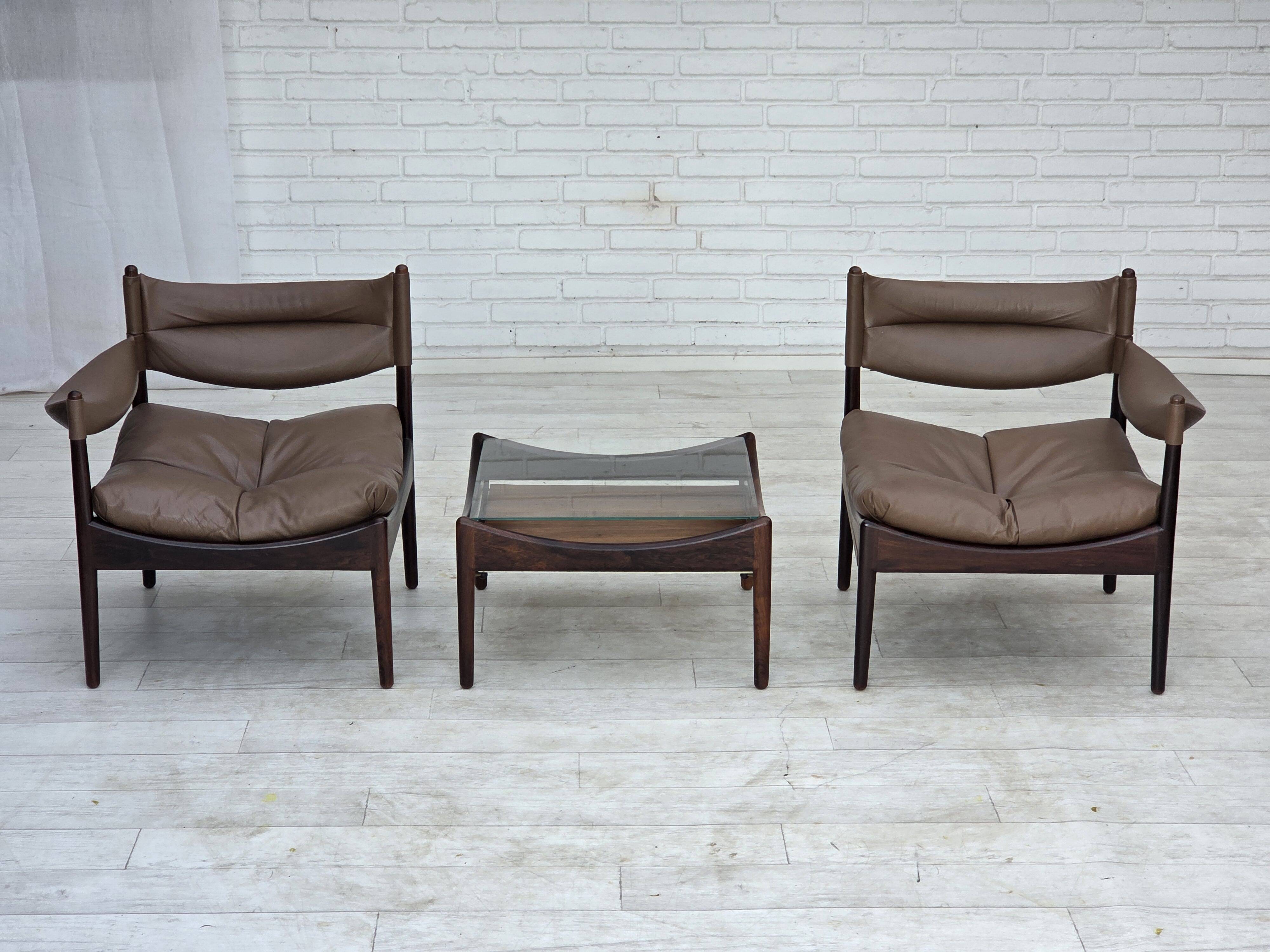 1970s, Danish design by Kristian Vedel, modular sofa, model Modus.