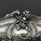 Large table planter in silvered bronze, Louis XV style.