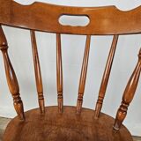 Set of 4 country style chairs, 80s