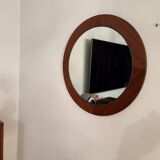 Scandinavian-style crystal mirror, Germany, 1970s