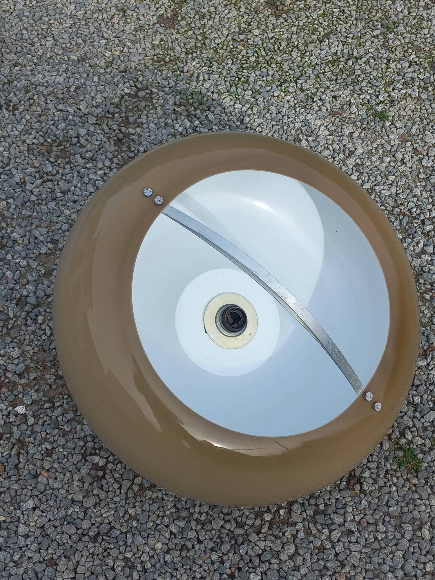 Suspension design italien space age en methacrylate des années 70