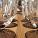 9 verres à eau vintage