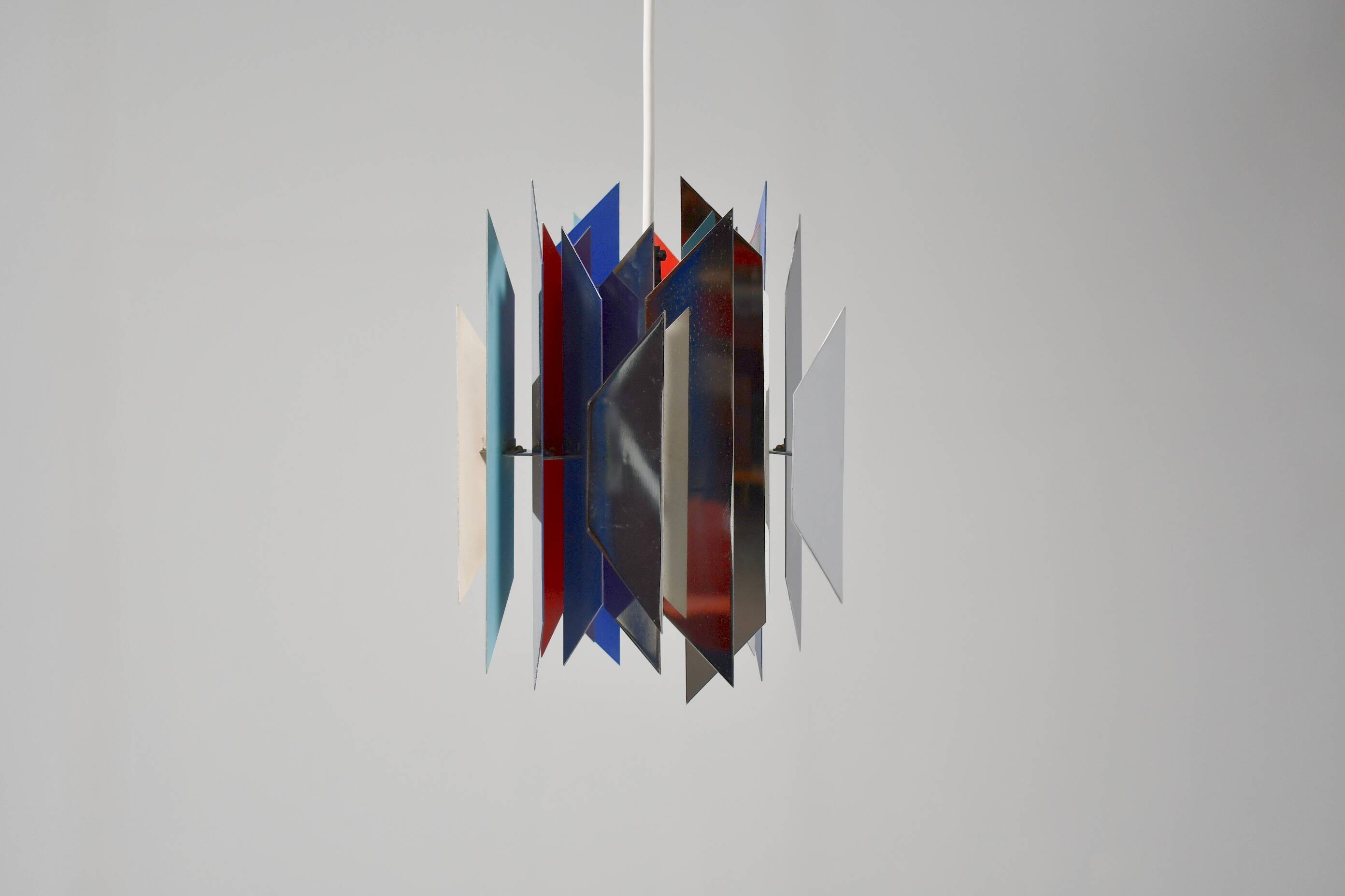 Tivoli Pendant Lamp by Simon Henningsen for Lyfa. Denmark 1962 (blk)