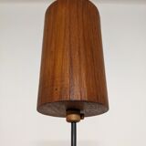 Danish teak and fiberglass pendant lamp from the 50s/60s