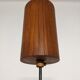 Danish teak and fiberglass pendant lamp from the 50s/60s