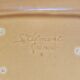 Vintage Saint-Clément glazed earthenware oval serving dish
