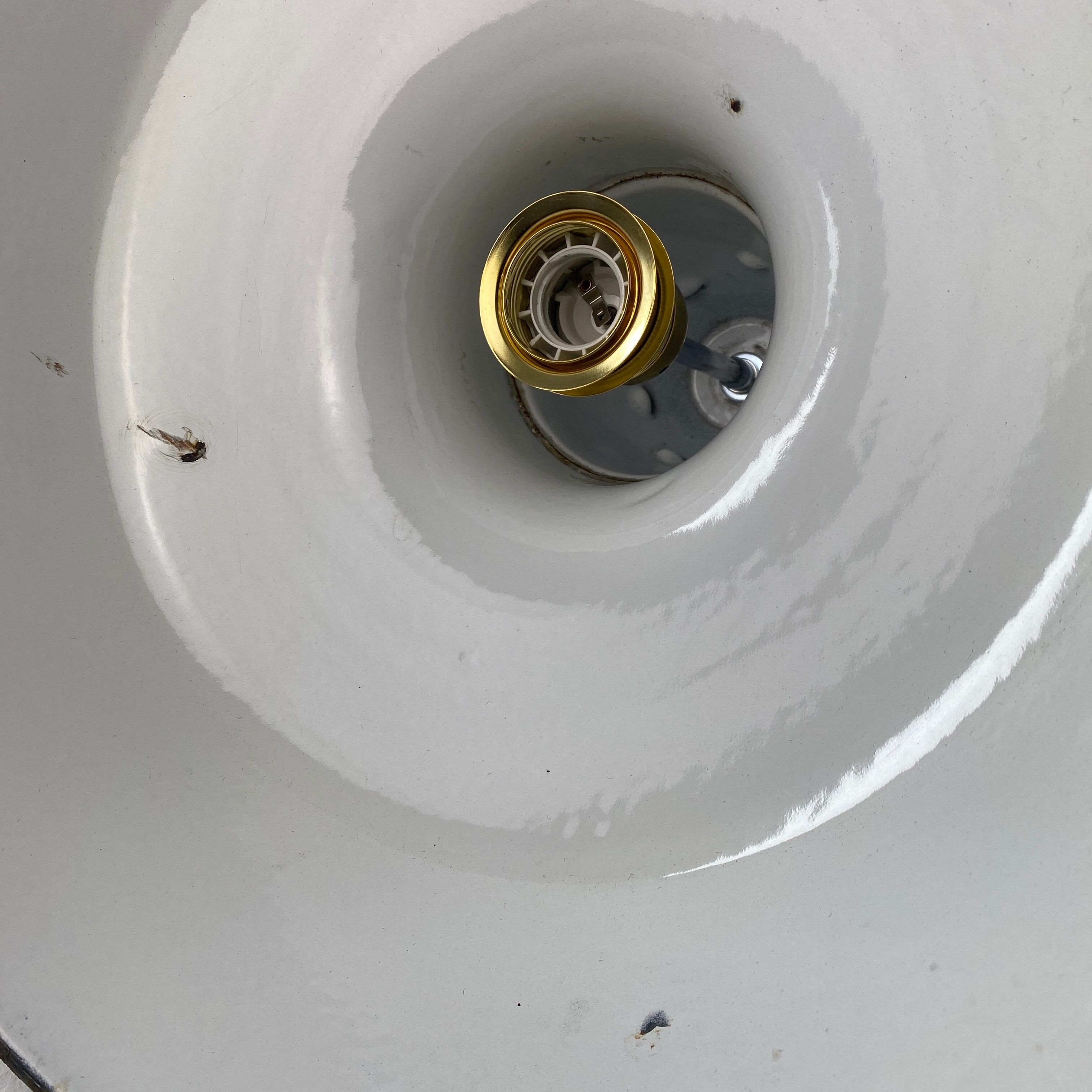 Pair of old industrial suspensions 40 cm