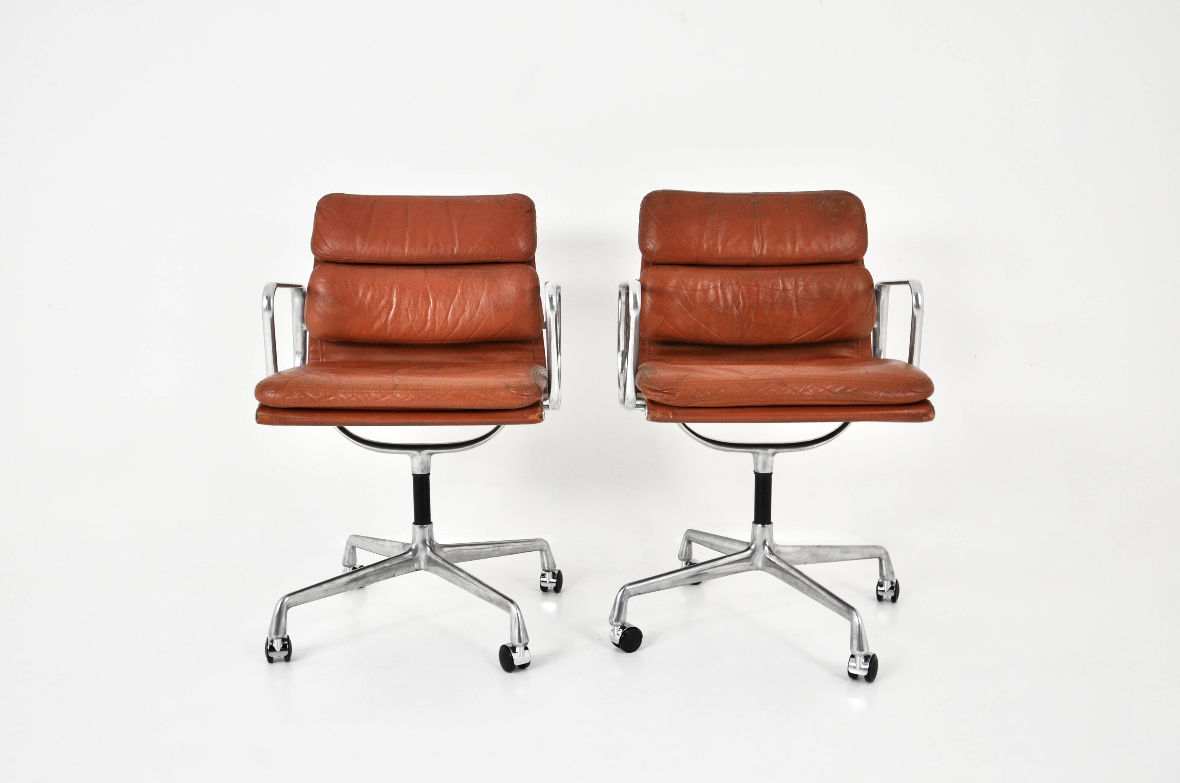 Paire de Fauteuils De Bureau De Charles & Ray Eames Pour Herman Miller, 1970s