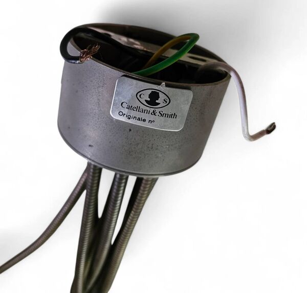 Catellani & Smith / Lampe suspendue Turciu 9 flexible ancienne par Enzo Catellani / numérotée