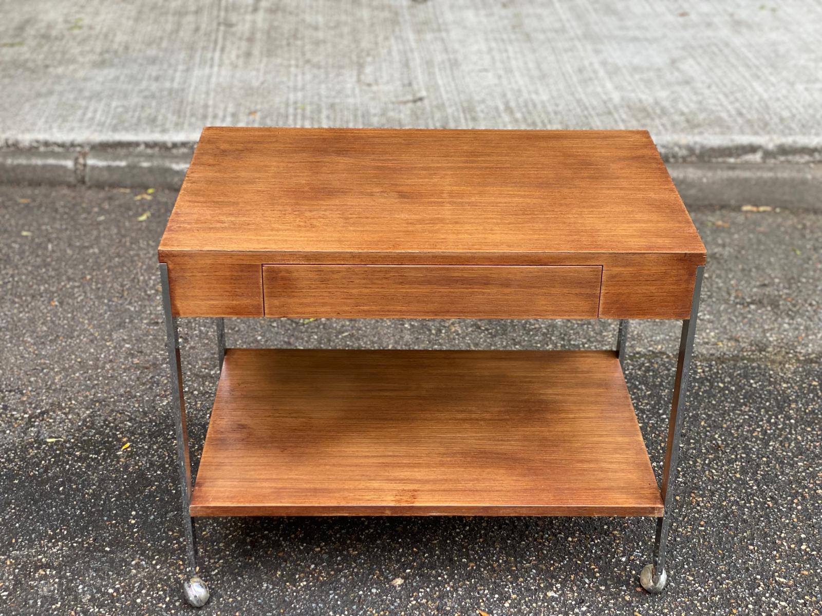 Desserte roulante vintage Florence Knoll