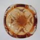 Ashtray, Amber Murano glass pocket emptier from the 60s-70s