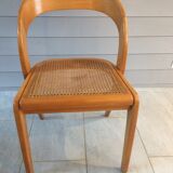 Set of 4 chairs tonneaux cannees