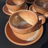 Set of cups and saucers ceramic