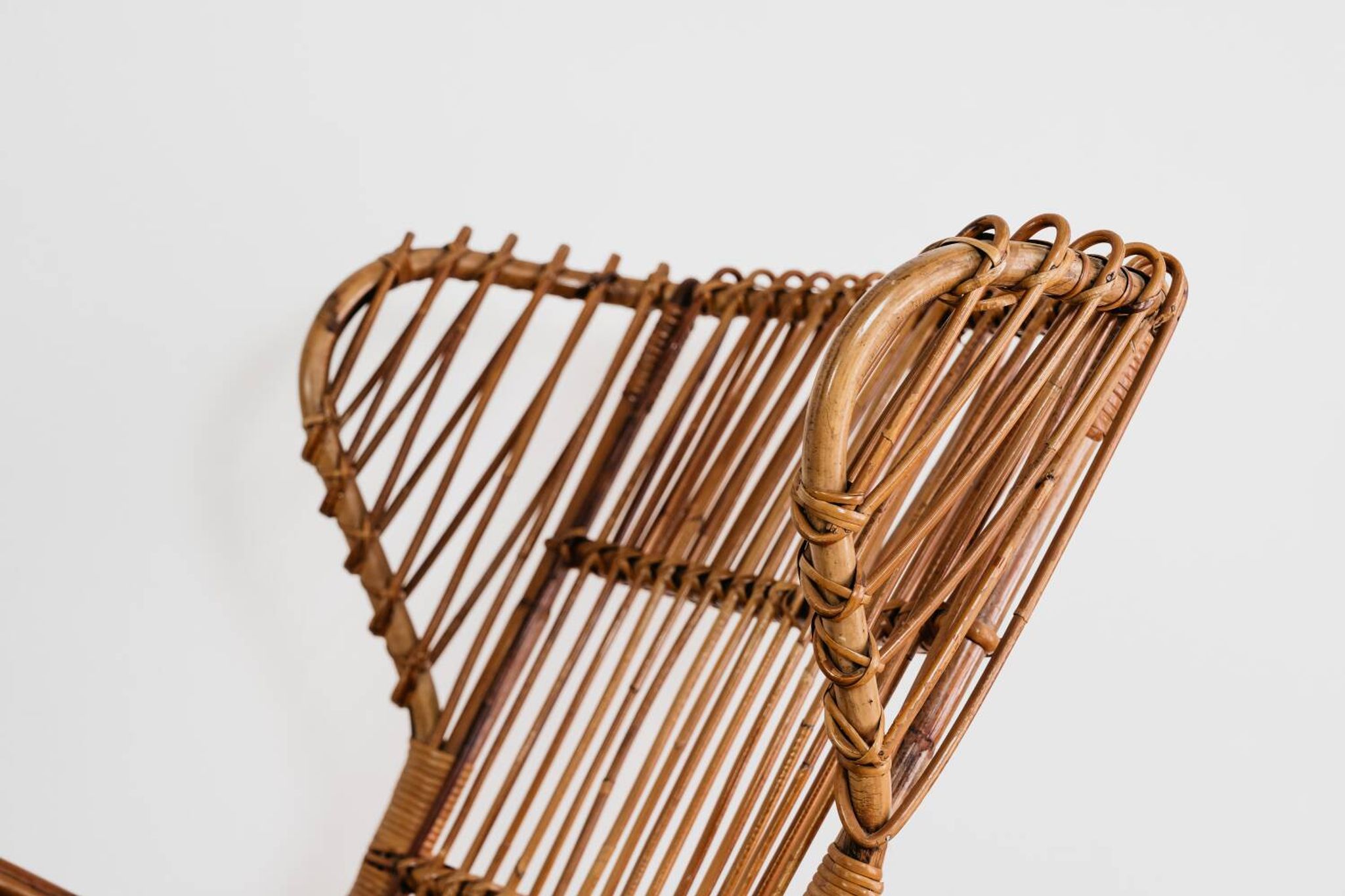 Fauteuil à bascule Rocking Chair design français vintage modernariato