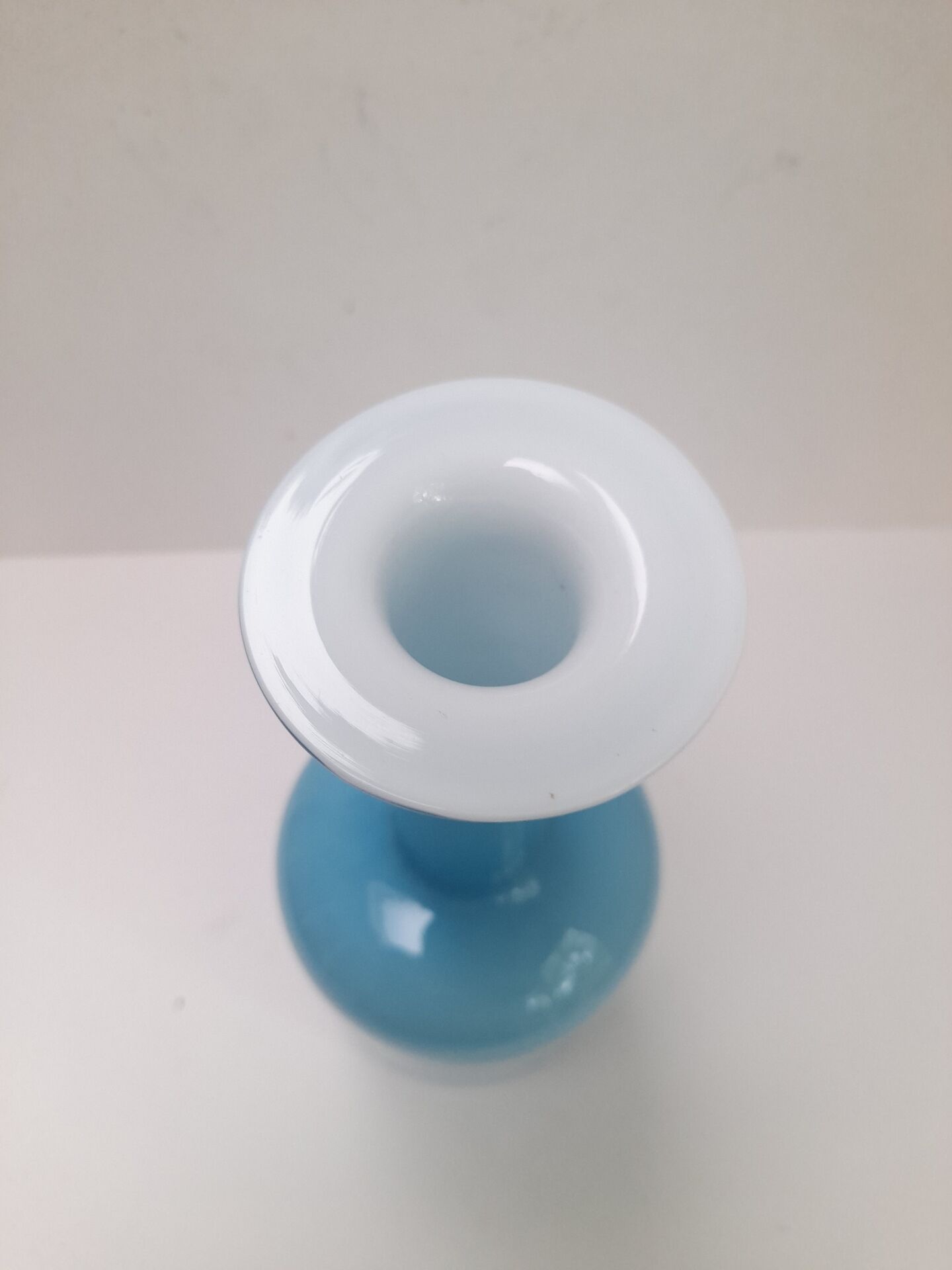 Opaline vase from the Holmegaard Palet collection by Michael Bang.