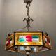 Brutalist chandelier from the 70s in Murano.